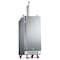 Edgestar 15 Inch Wide 1 Tap Outdoor Kegerator with Forced Air Refrigeration and Air Cooled Beer Tower KC1500SSOD - alternate 5